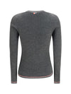 ribbed merino wool cardigan
