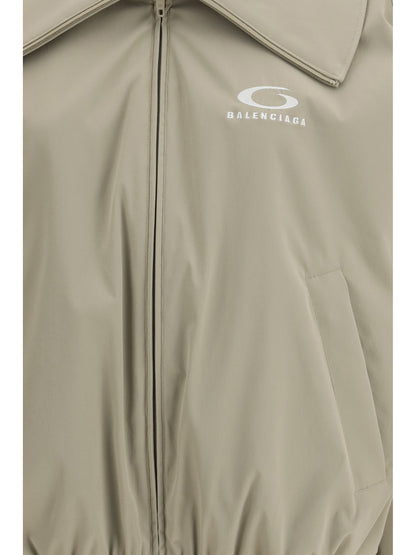 BALENCIAGA M logo zip sweatshirt