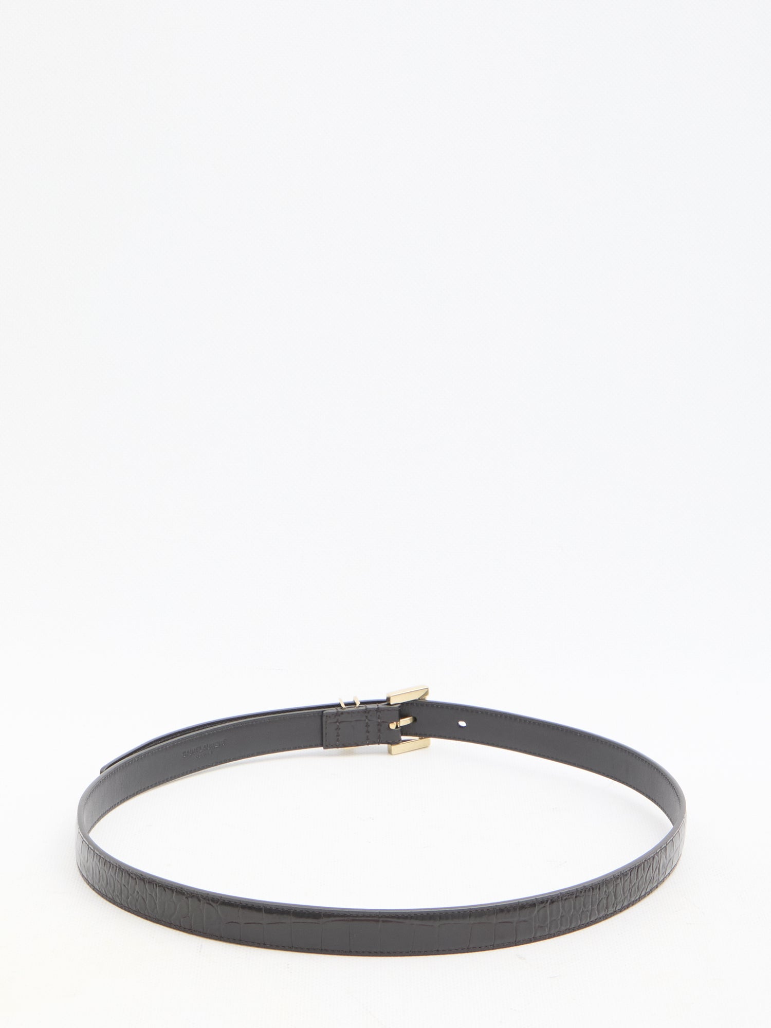 SAINT LAURENT 75 cassandre thin belt
