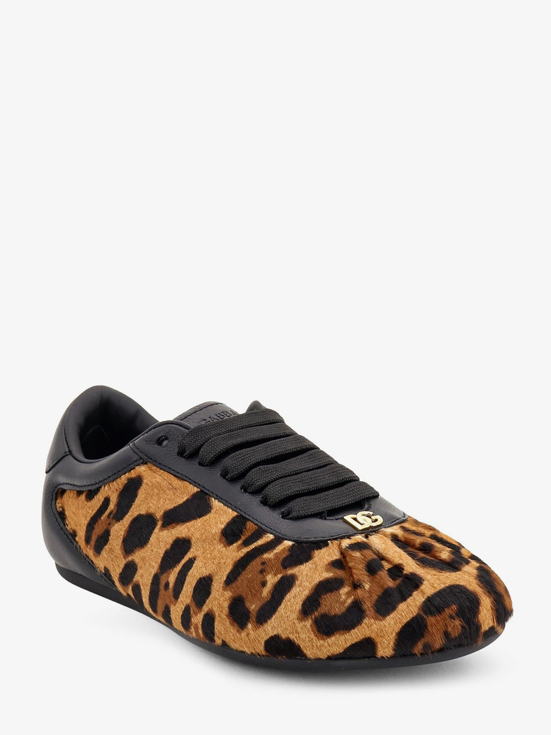 DOLCE&amp;GABBANA 36 sneakers ballet in pony hair leopard print 