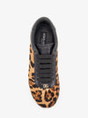 sneakers ballet in pony hair leopard print