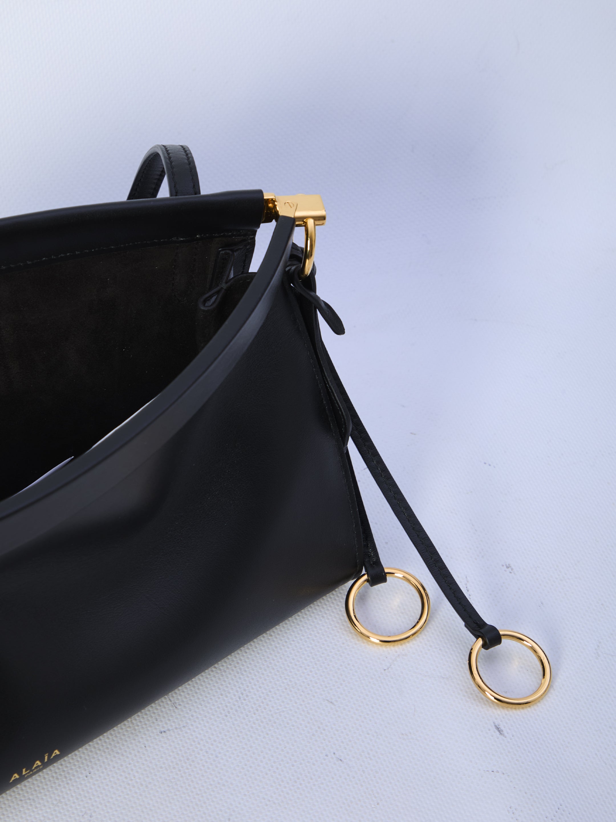 ALAIA OS medium le click east west bag