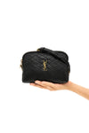 quilted leather gaby shoulder strap