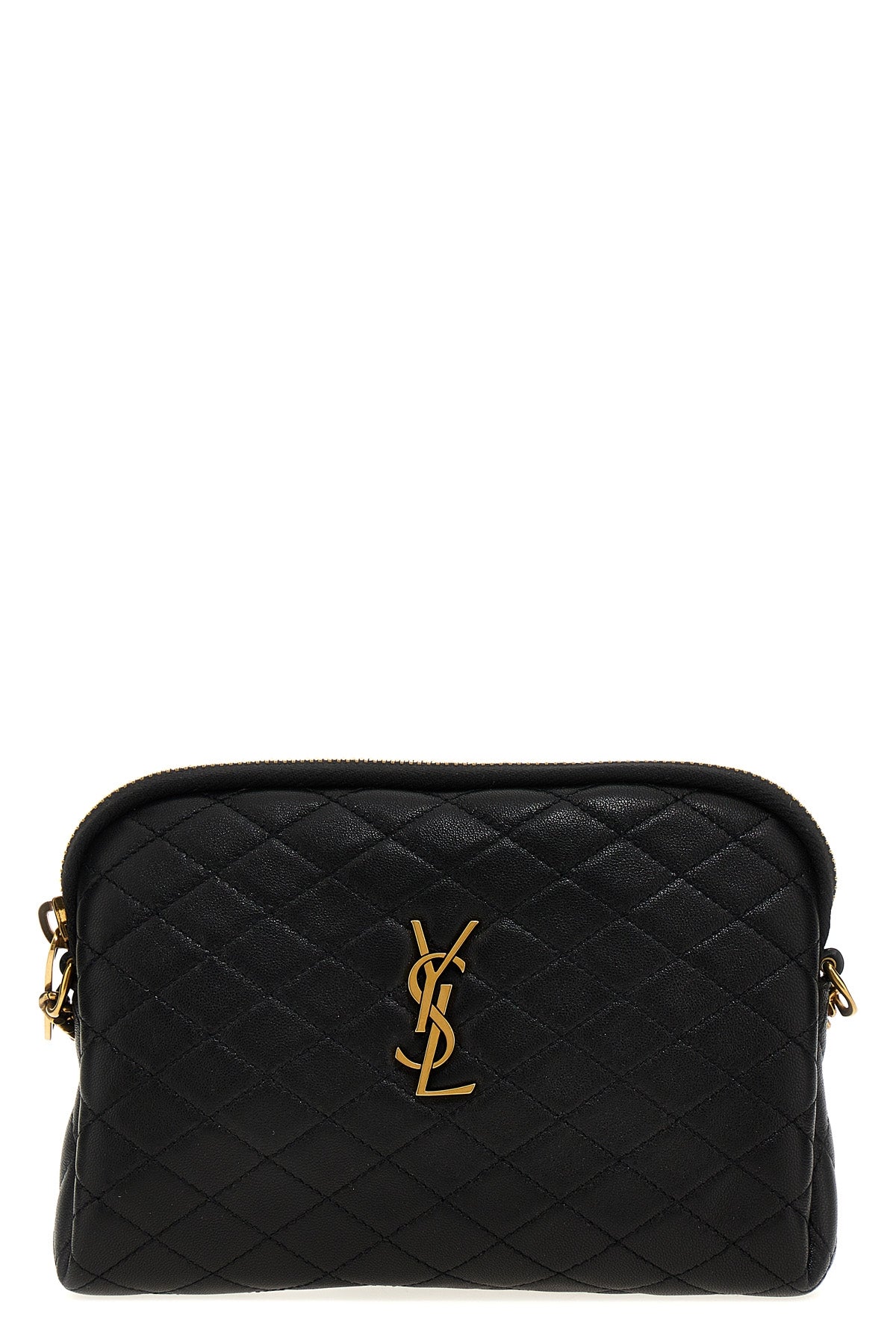 quilted leather gaby shoulder strap