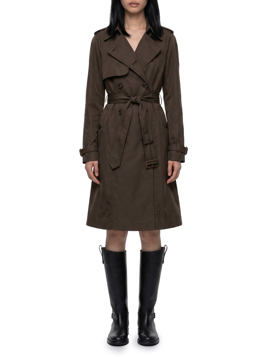 BURBERRY 6 long pembury trench coat in gabardine