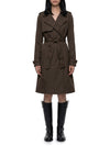 long pembury trench coat in gabardine