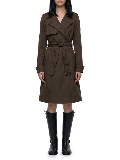 long pembury trench coat in gabardine