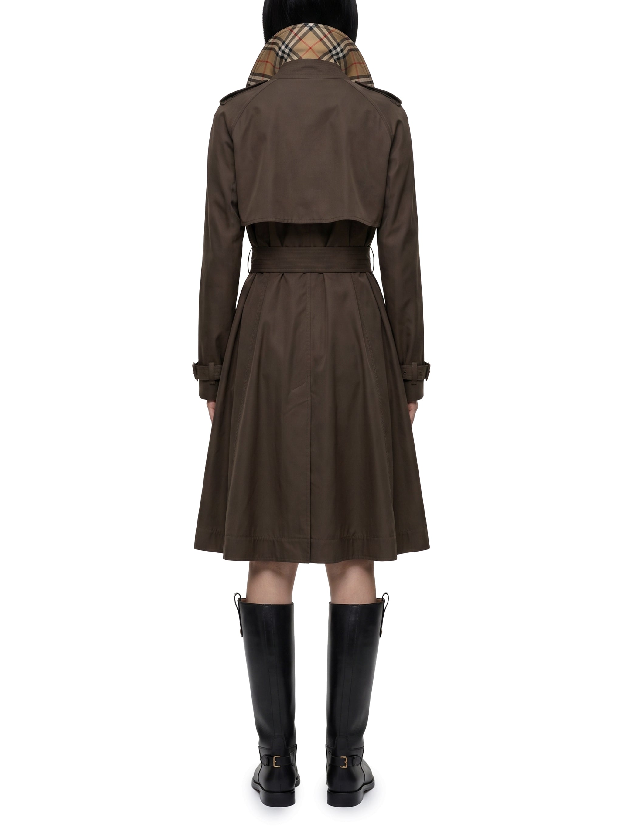 long pembury trench coat in gabardine