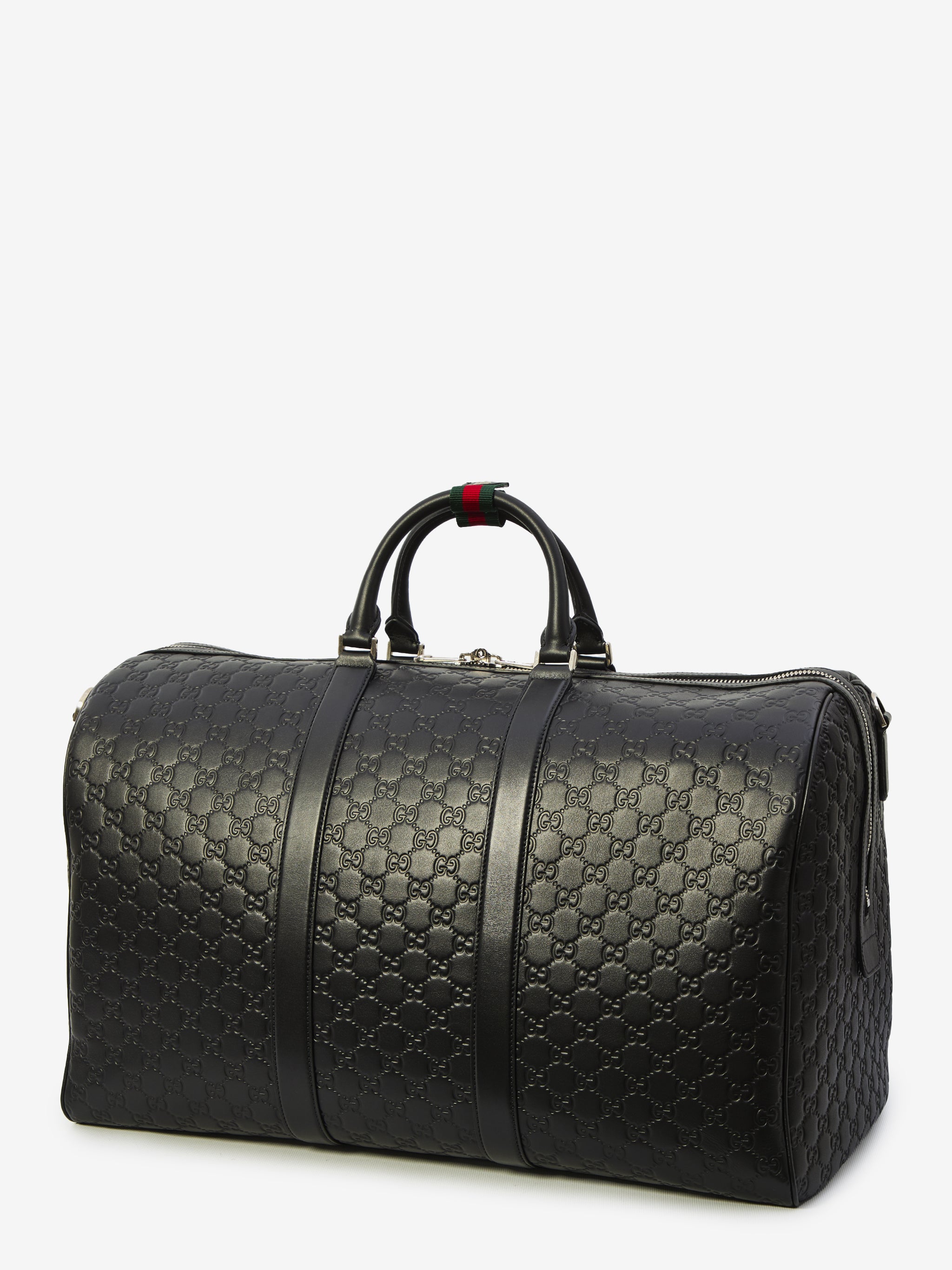 gg emblem duffle bag large