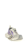 3xl used-effect mesh and polyurethane sneakers