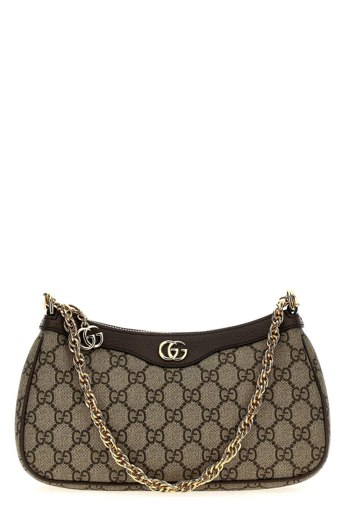 GUCCI OS ophidia ophidia beige and brown gg supreme fabric handbag
