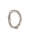 hematite and sterling silver 925 wrap bracelet
