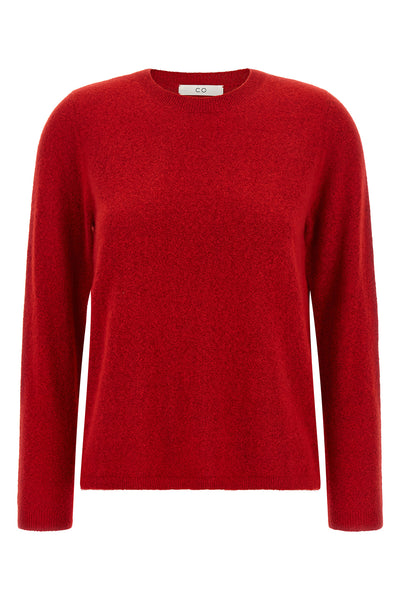 the co crewneck sweater exemplifies minimalist luxury through precise sartorial