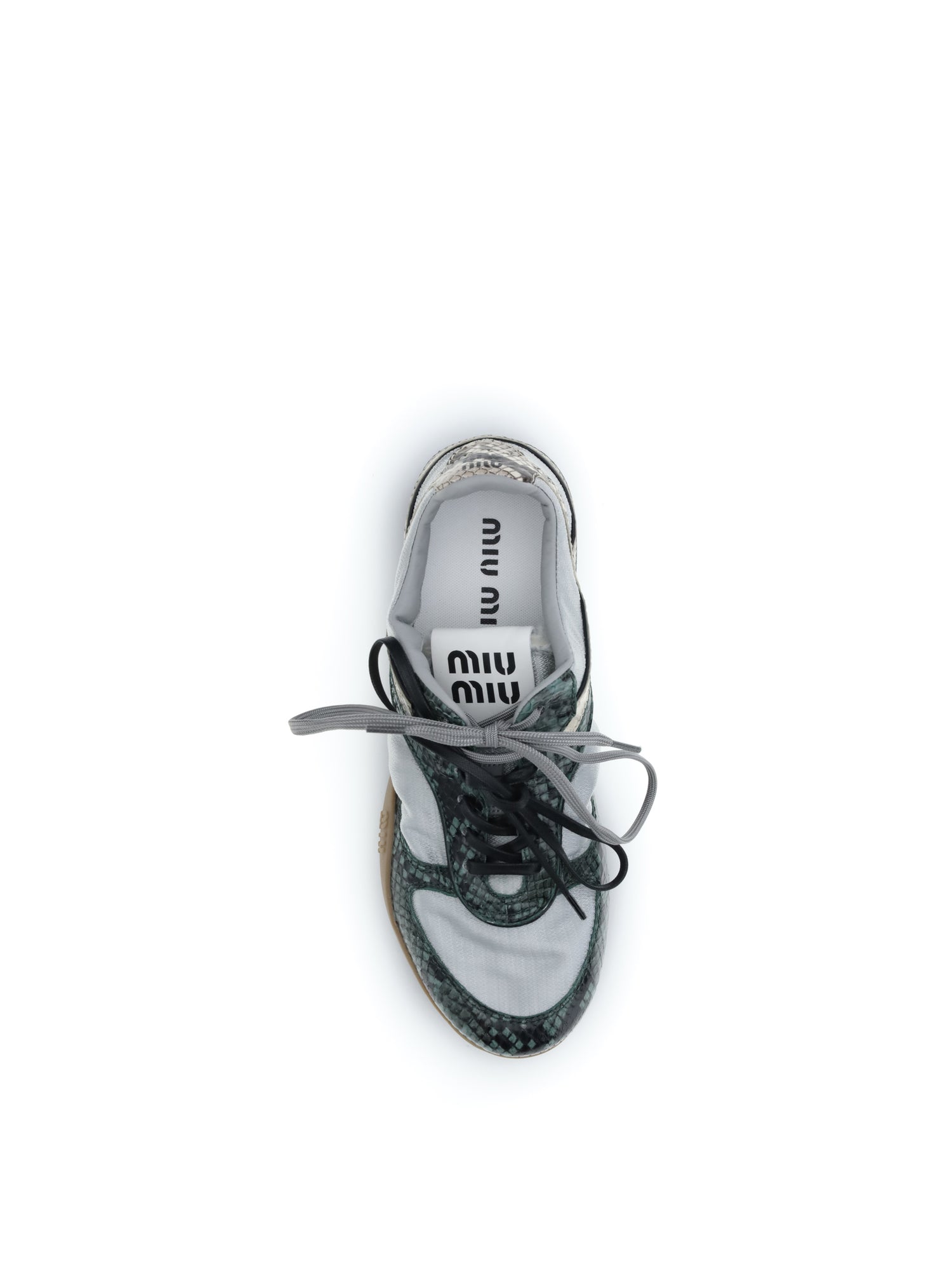 MIU MIU 36 python print sneakers