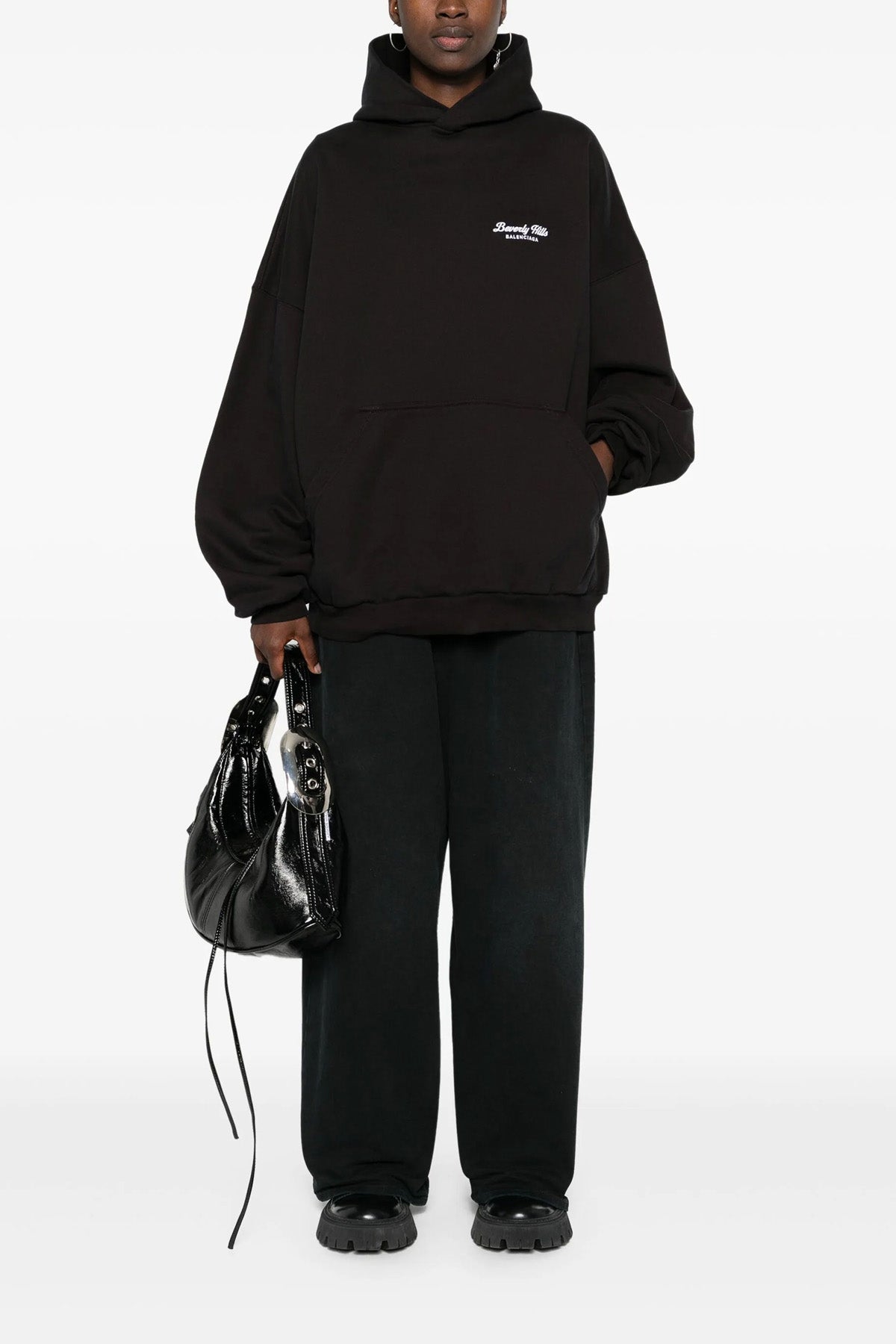 beverly hills cotton hoodie