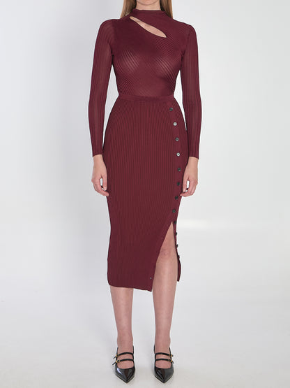 SELF PORTRAIT M midi dress with cut-out