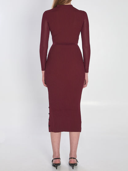 SELF PORTRAIT M midi dress with cut-out