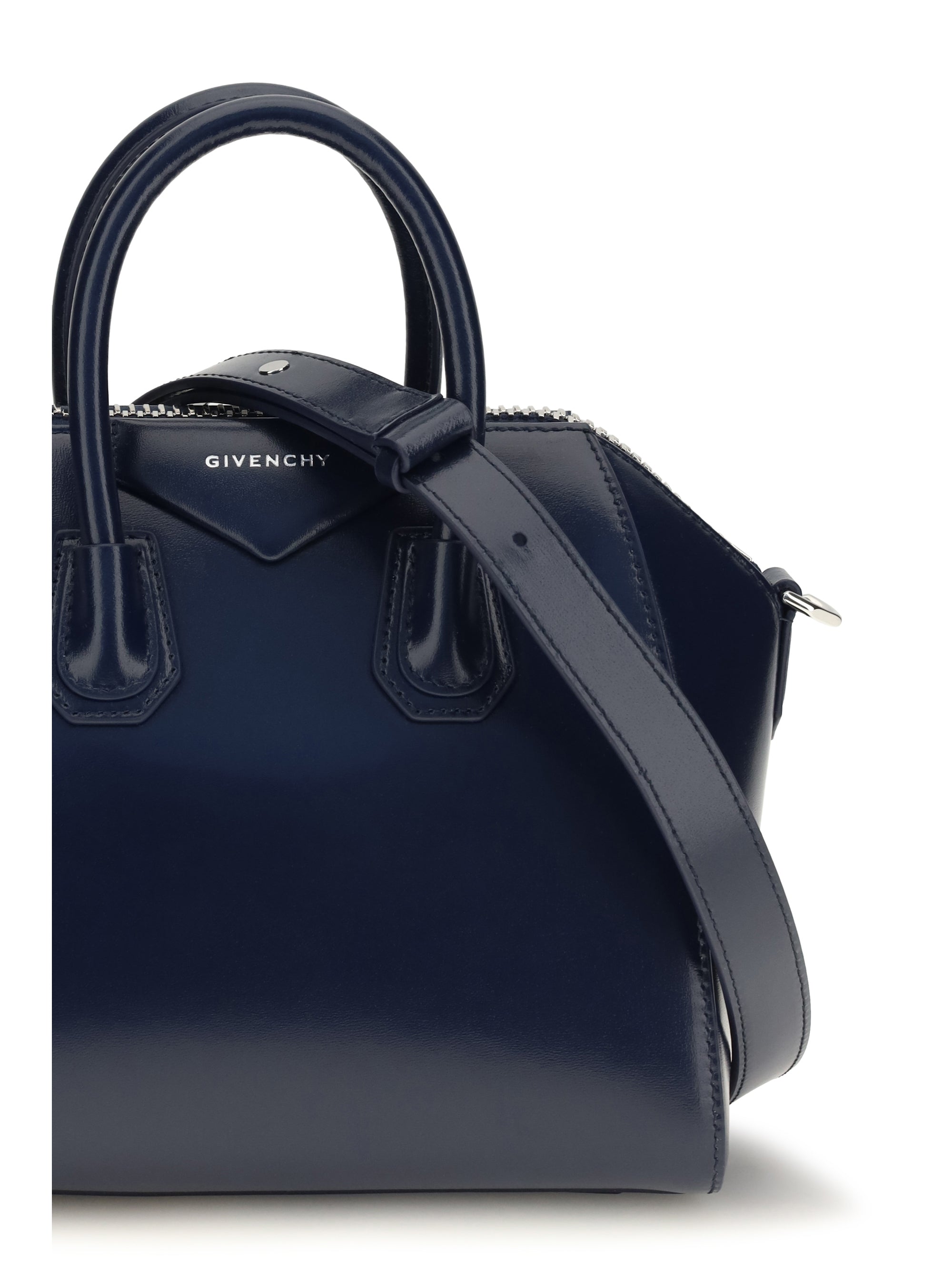 antigona mini leather handbag
