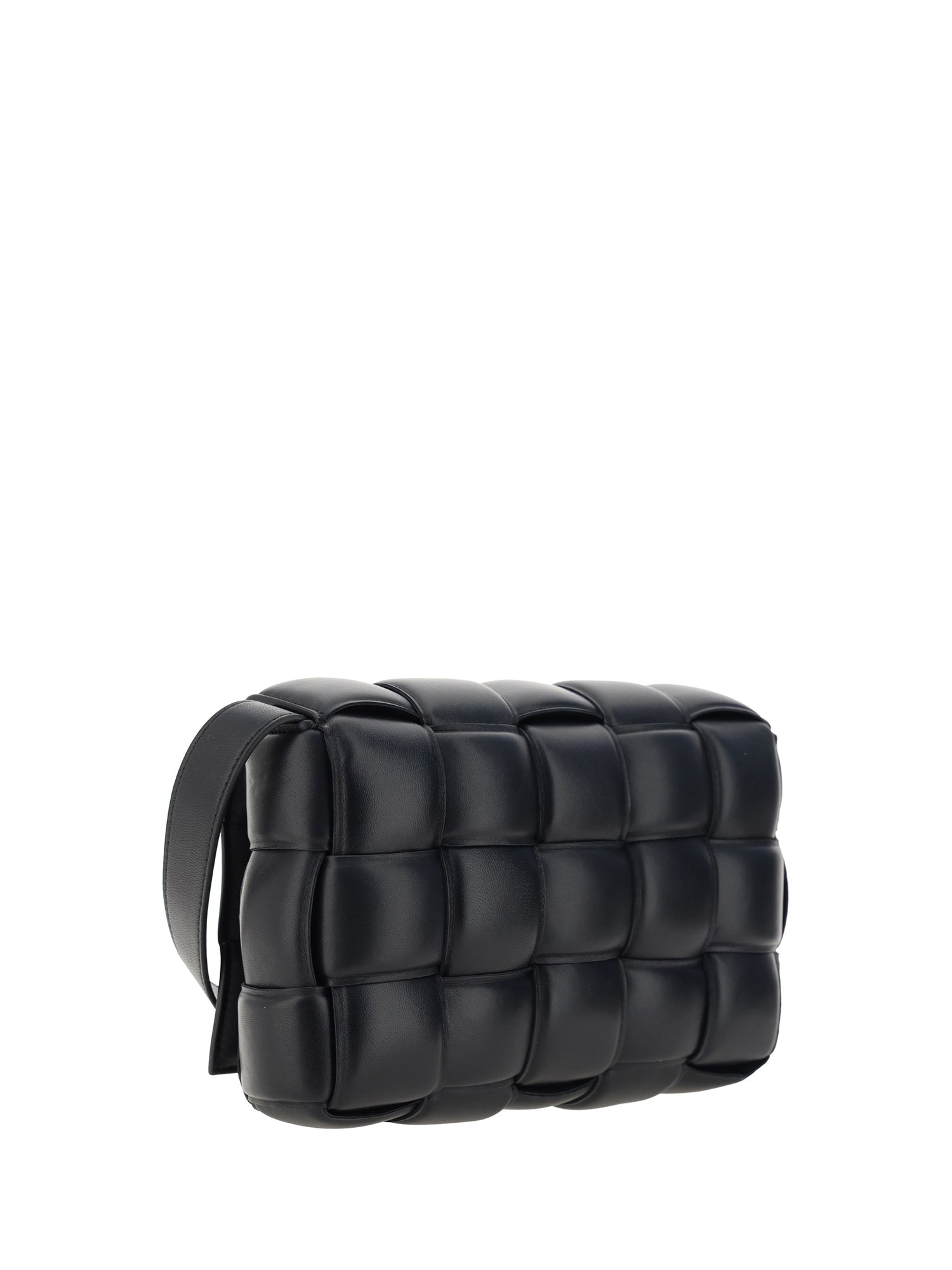 padded cassette shoulder bag