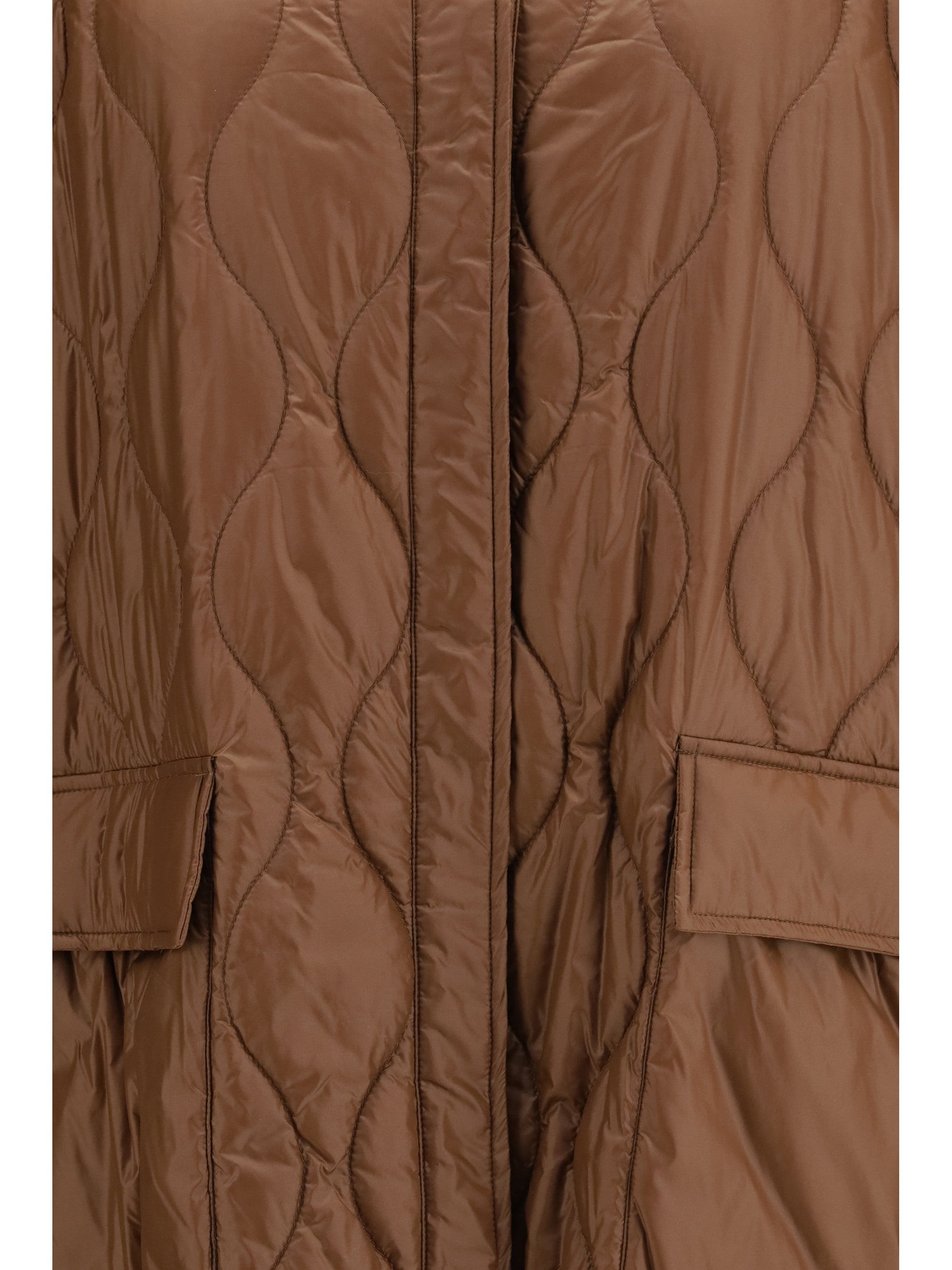quilted urban light nylon cape
