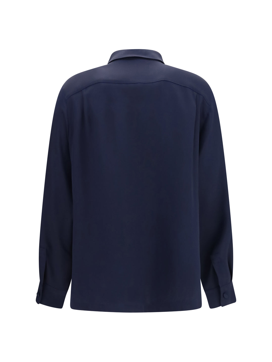 MAX MARA 40 geranio crepe de chine shirt