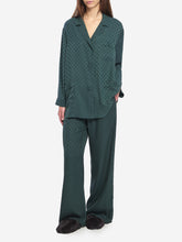 GUCCI 40 gg jacquard silk shirt