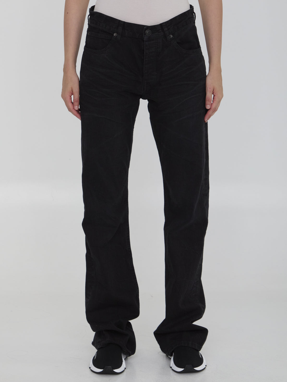 BALENCIAGA 26 low waist straight jeans