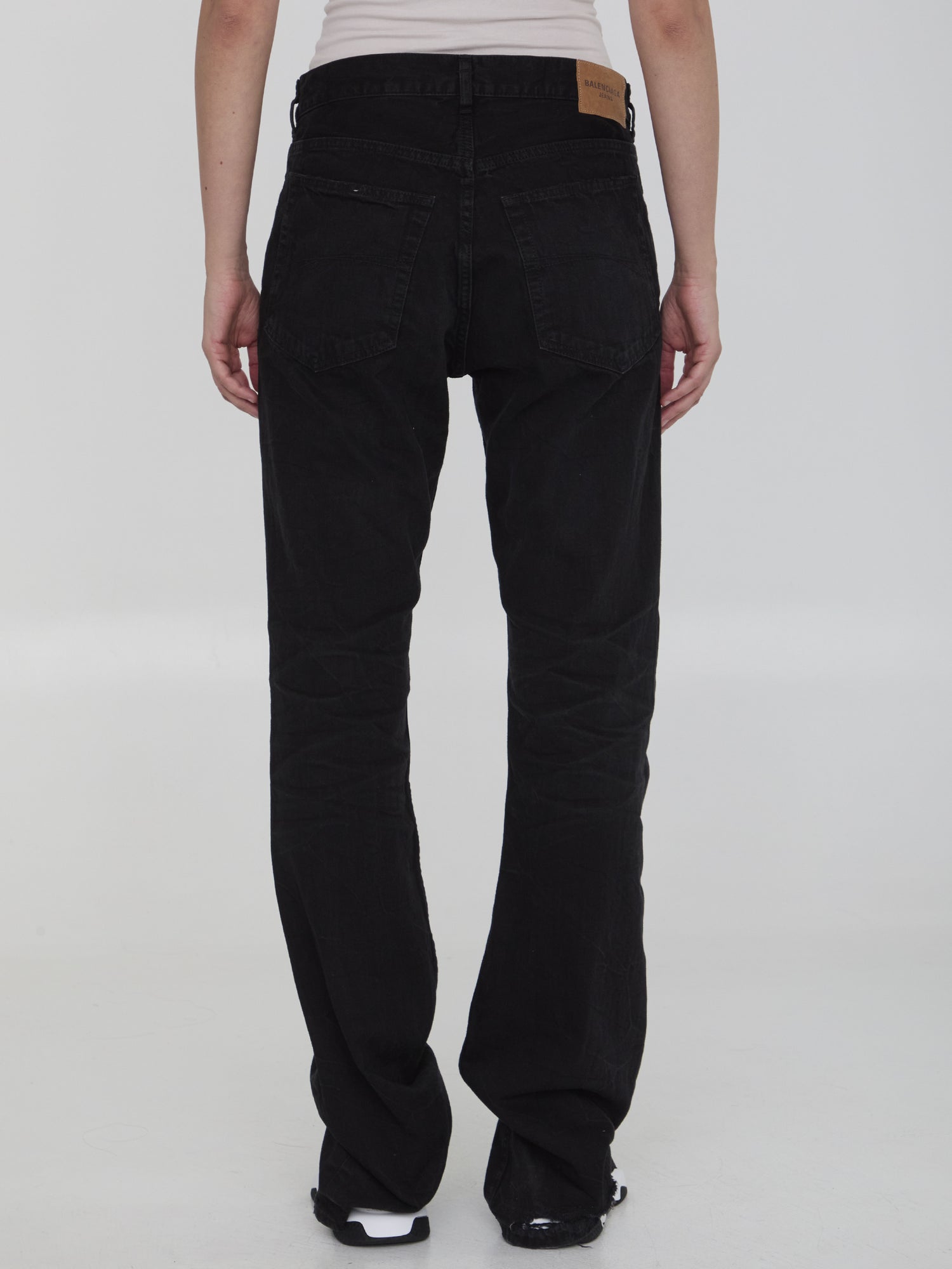 BALENCIAGA 26 low waist straight jeans