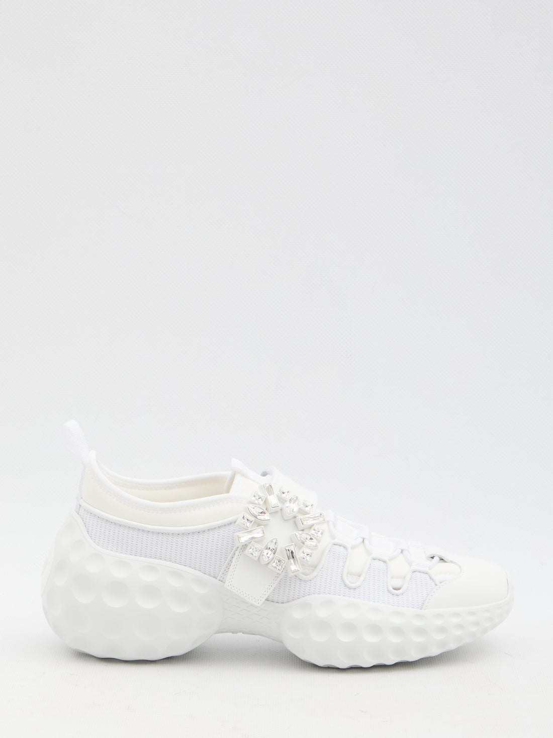 ROGER VIVIER 38½ sneakers with crystal-embellished buckle