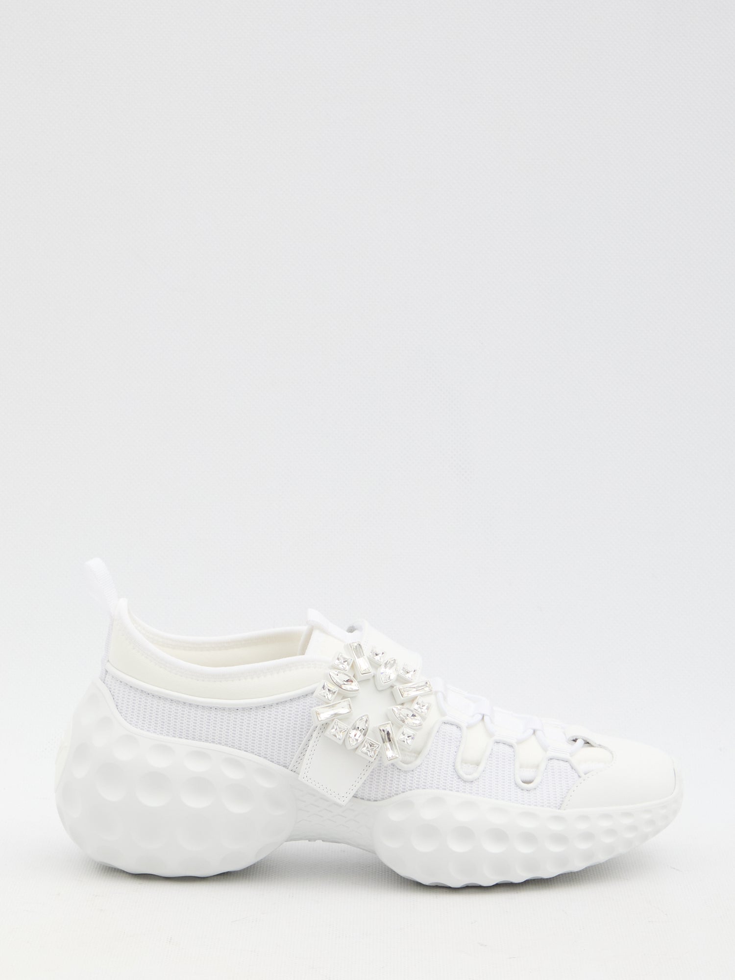 ROGER VIVIER 38½ sneakers with crystal-embellished buckle
