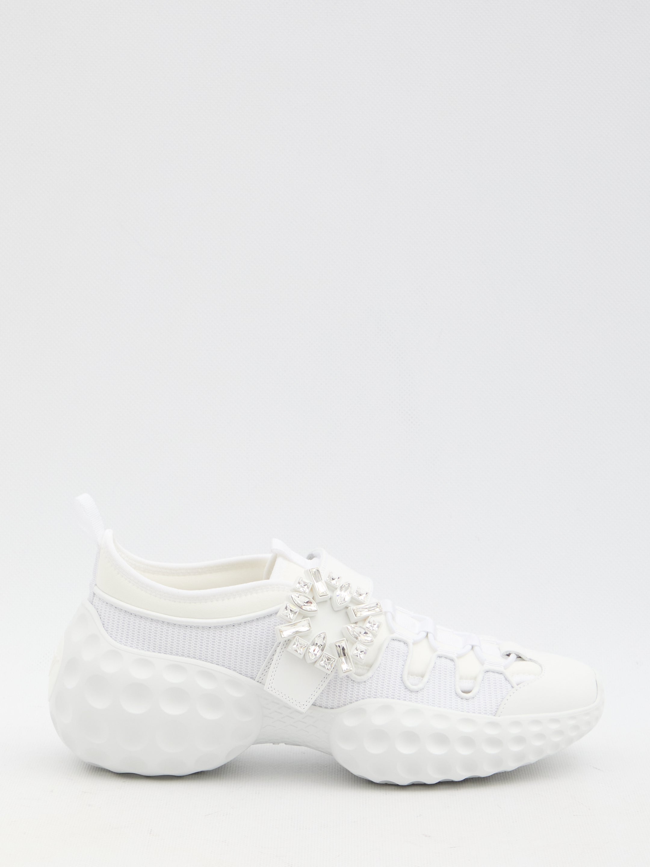 ROGER VIVIER 38½ sneakers with crystal-embellished buckle