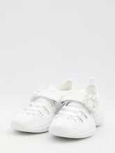 ROGER VIVIER 38½ sneakers with crystal-embellished buckle