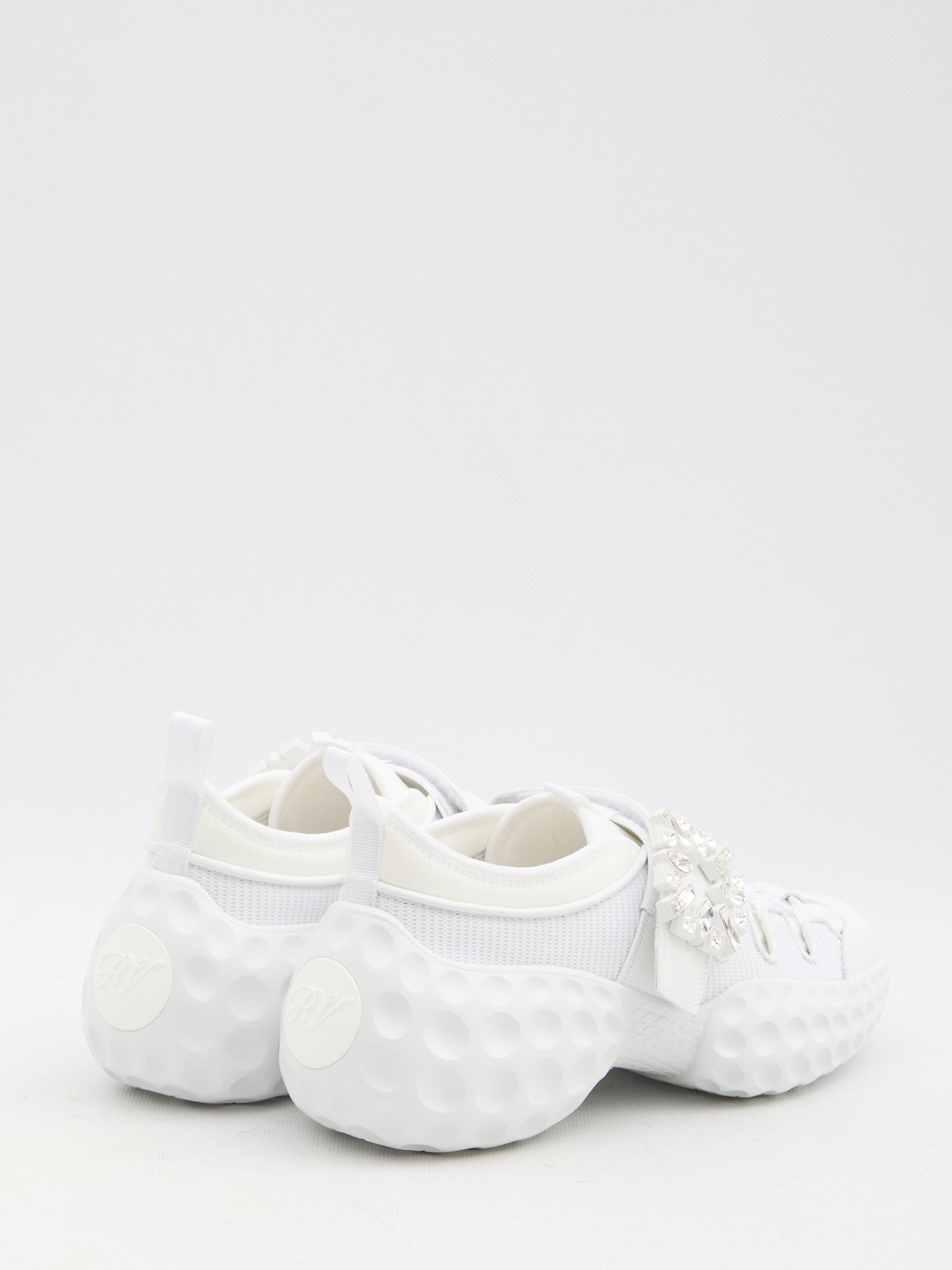 ROGER VIVIER 38½ sneakers with crystal-embellished buckle