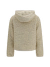 padded teddy hoodie