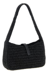 le 5 à 7 mini handbag in woven raffia