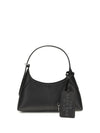 small belted sack shoulder bag