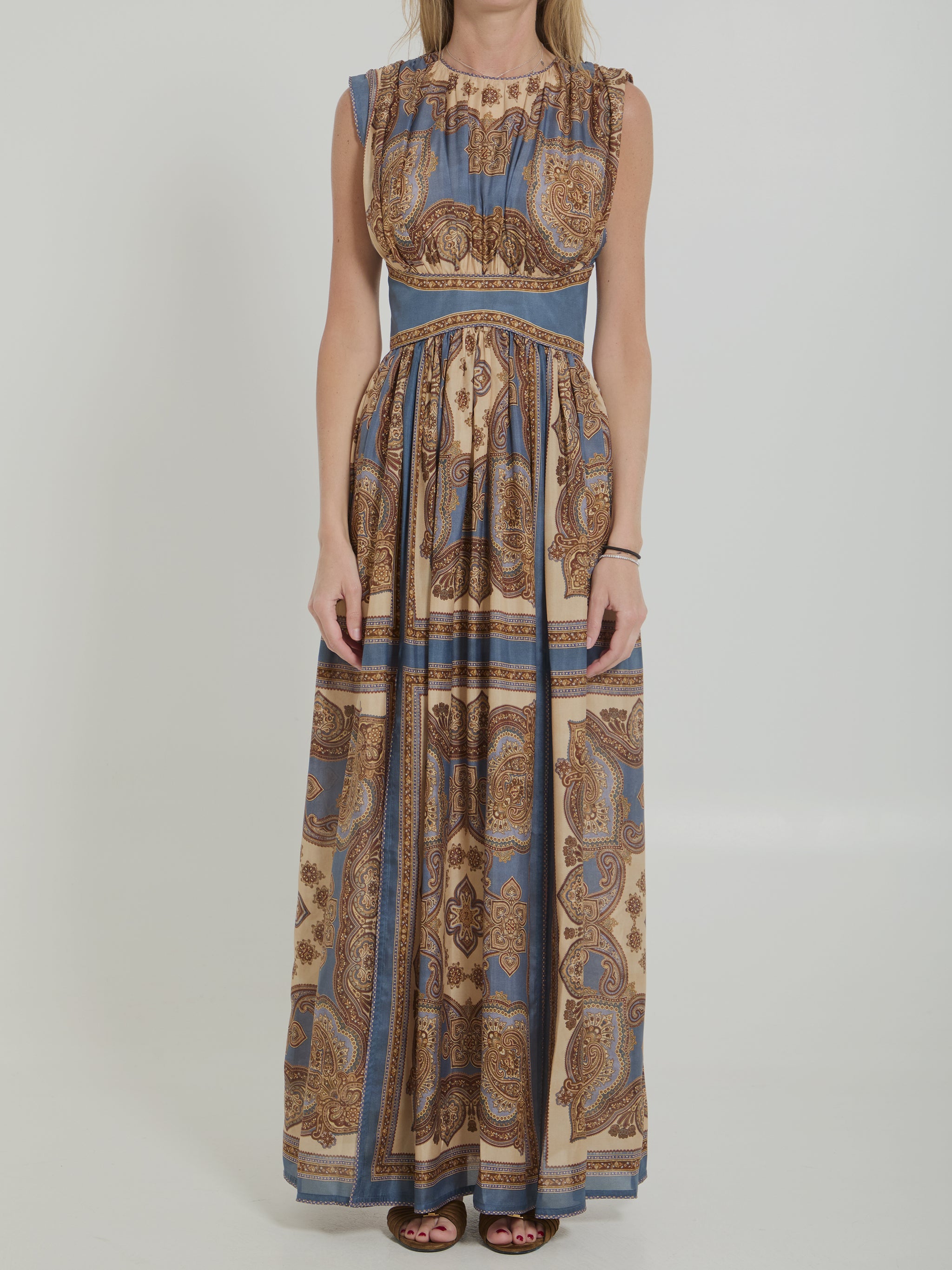 mahon waisted maxi dress