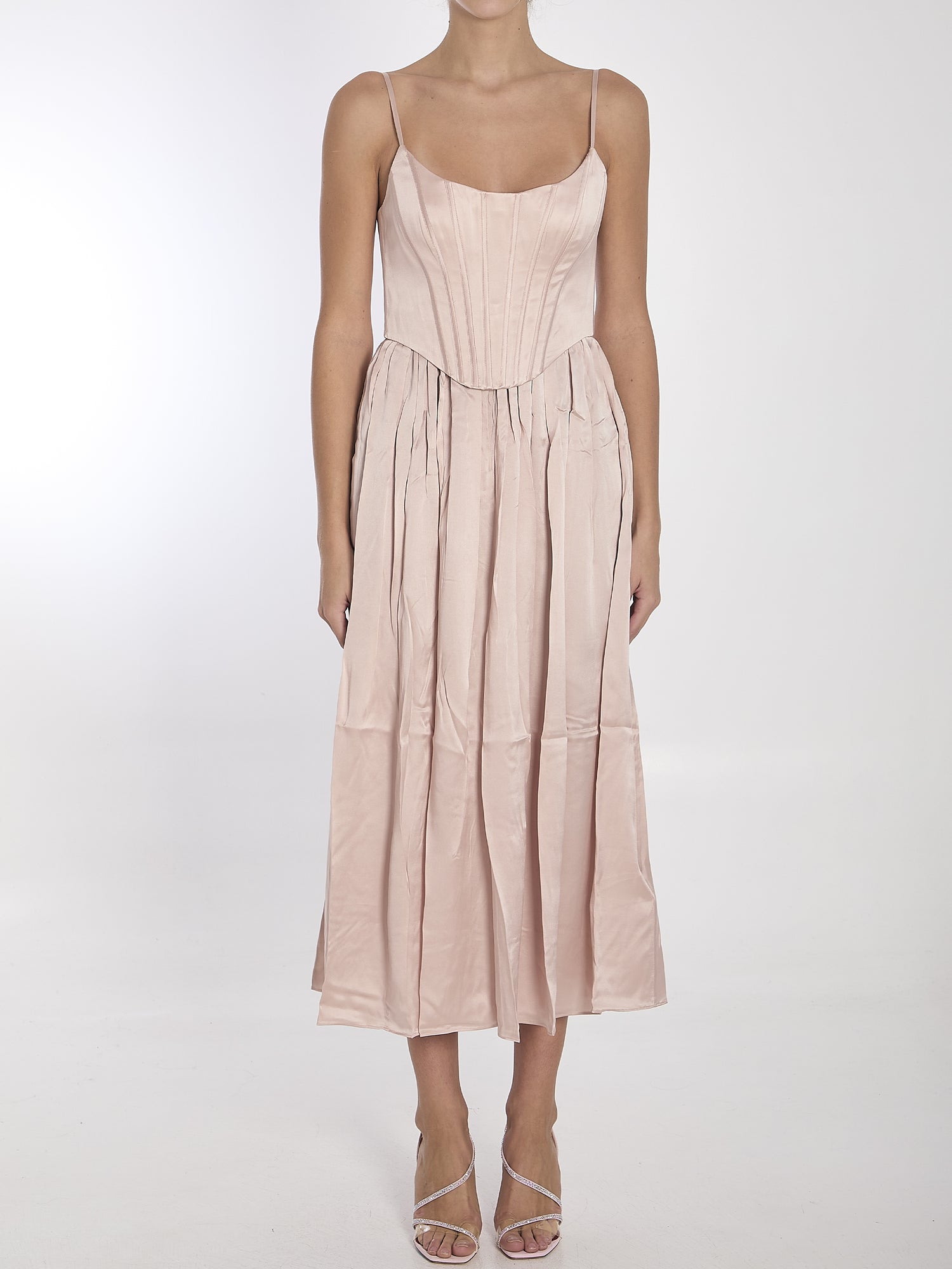 ZIMMERMANN 02 corset midi dress