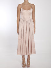 ZIMMERMANN 02 corset midi dress
