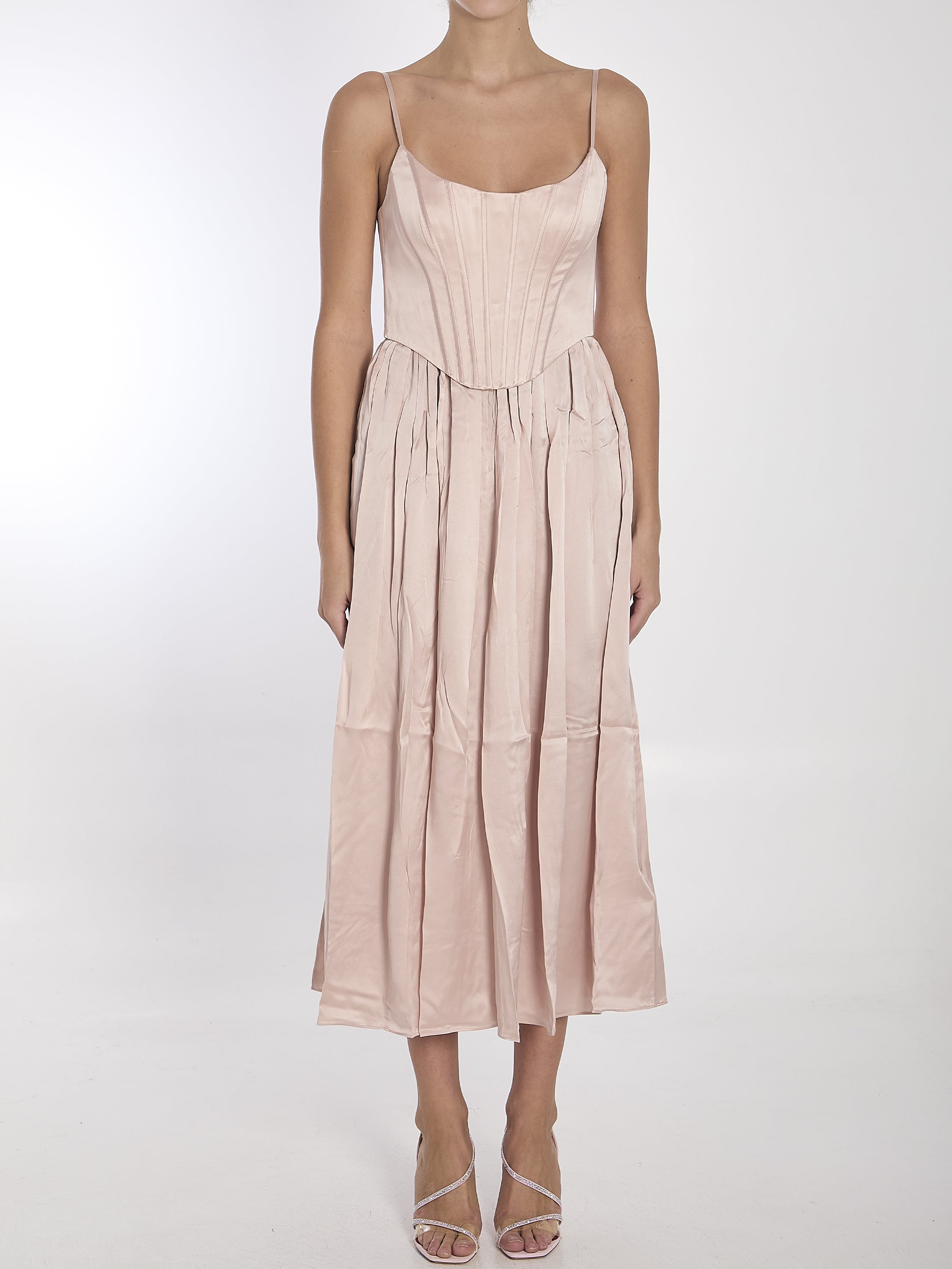 ZIMMERMANN 02 corset midi dress