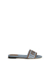 ff denim sandals