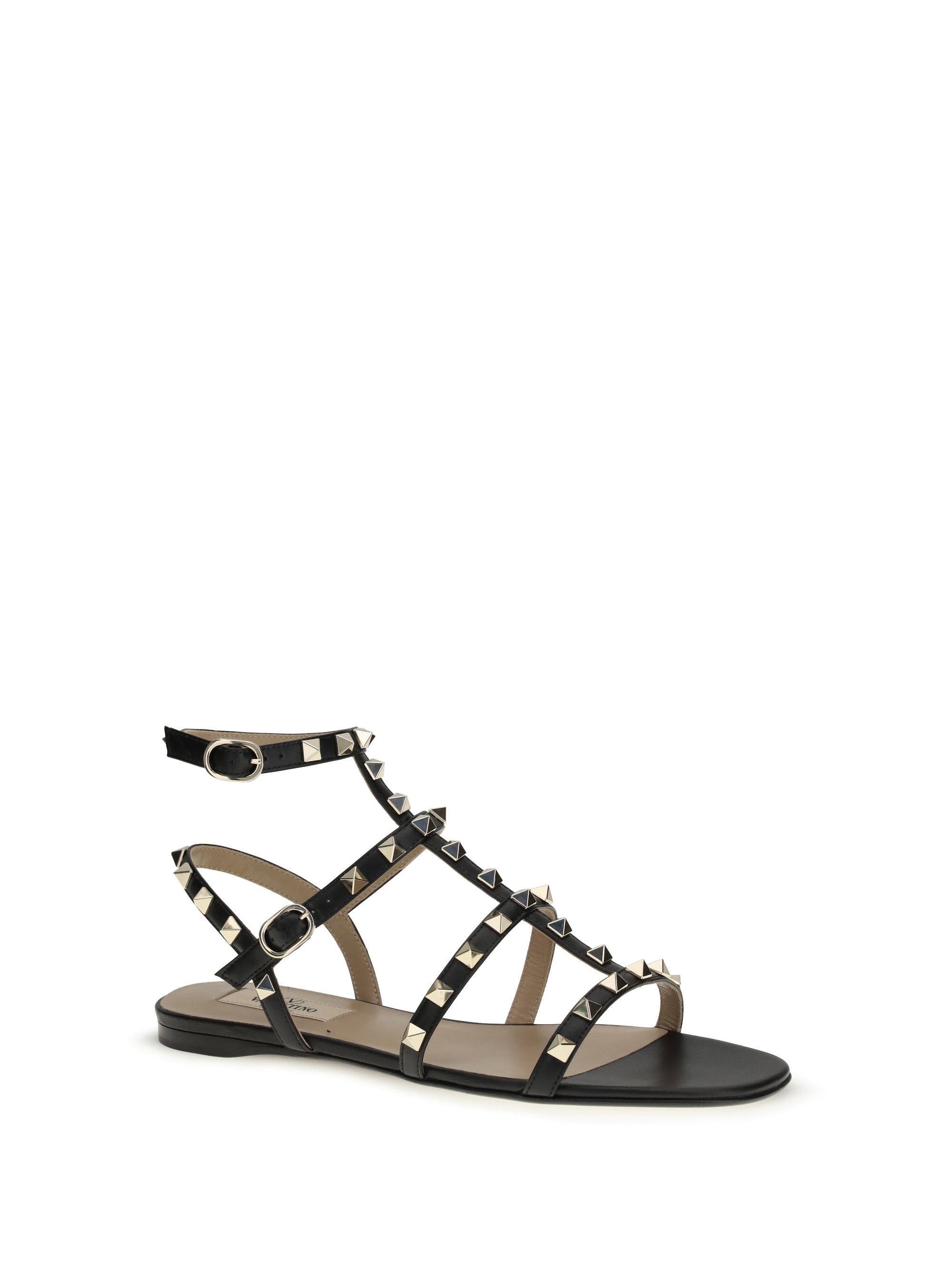sandal | rockstud | t. 05 | vitello/napp