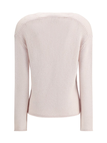 FORTE_FORTE I cashmere and wool v-neck sweater