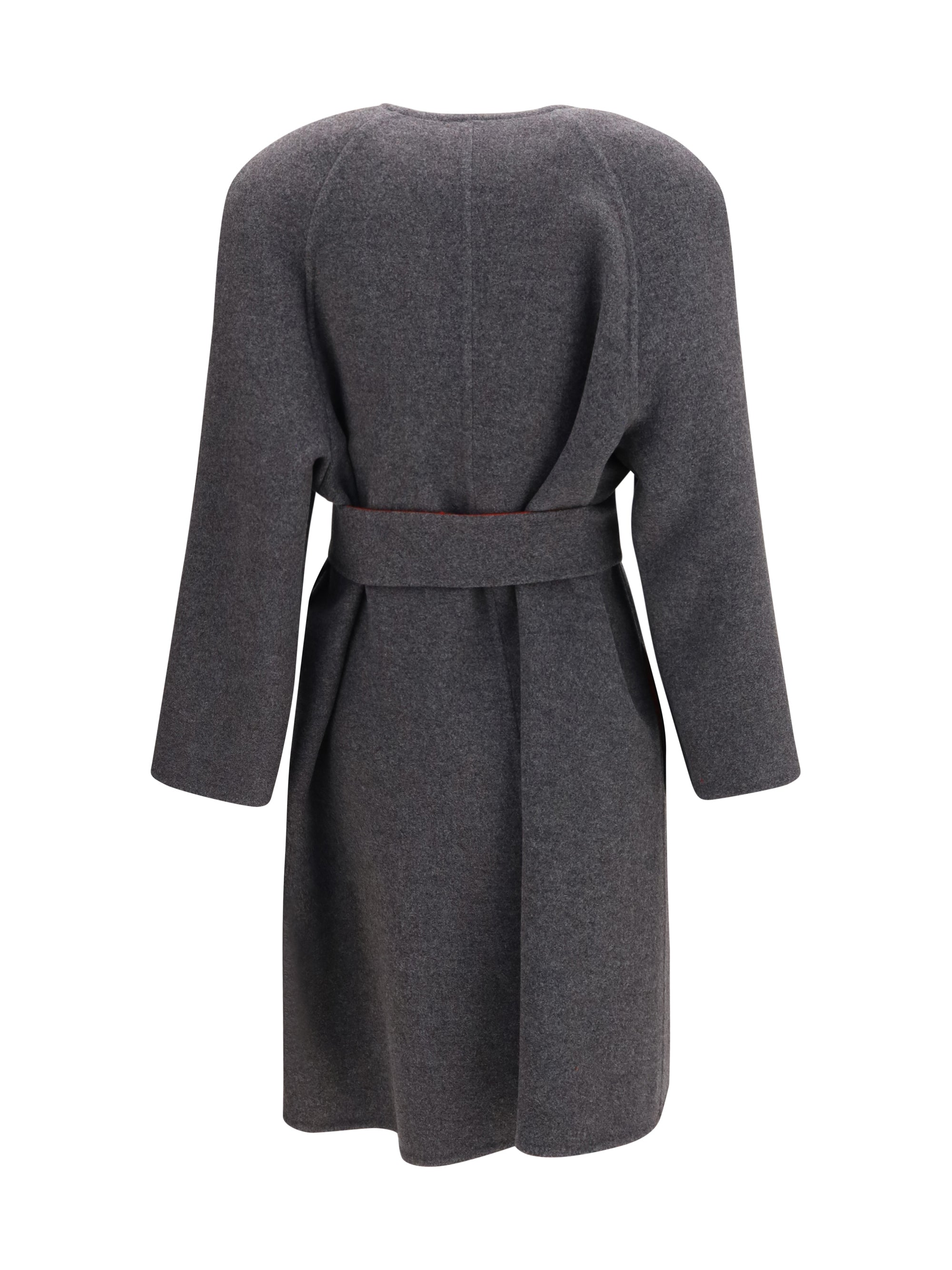 wool and cashmere belted coat