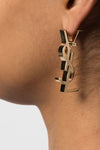 single earring cassandre made of gold-plated metal