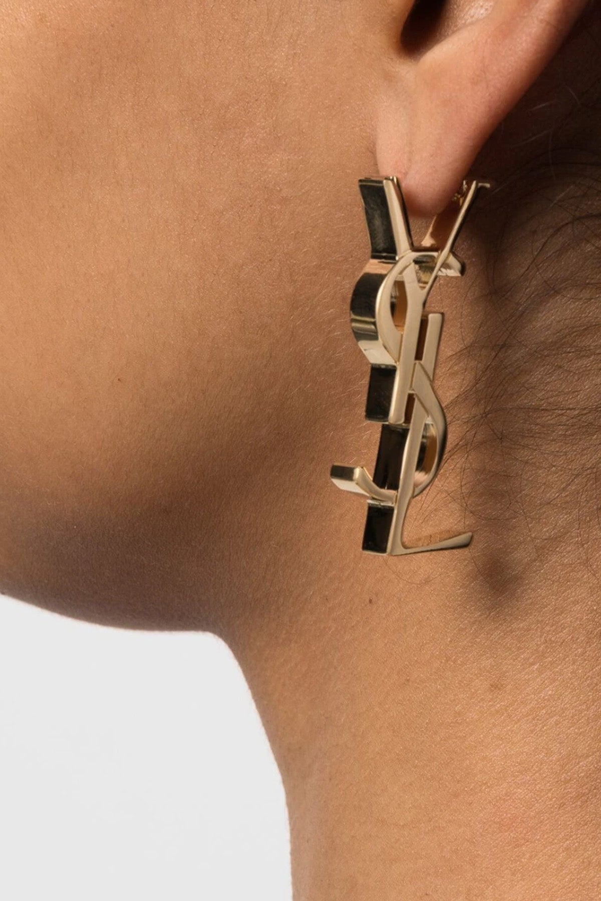 single earring cassandre made of gold-plated metal