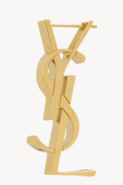 single earring cassandre made of gold-plated metal