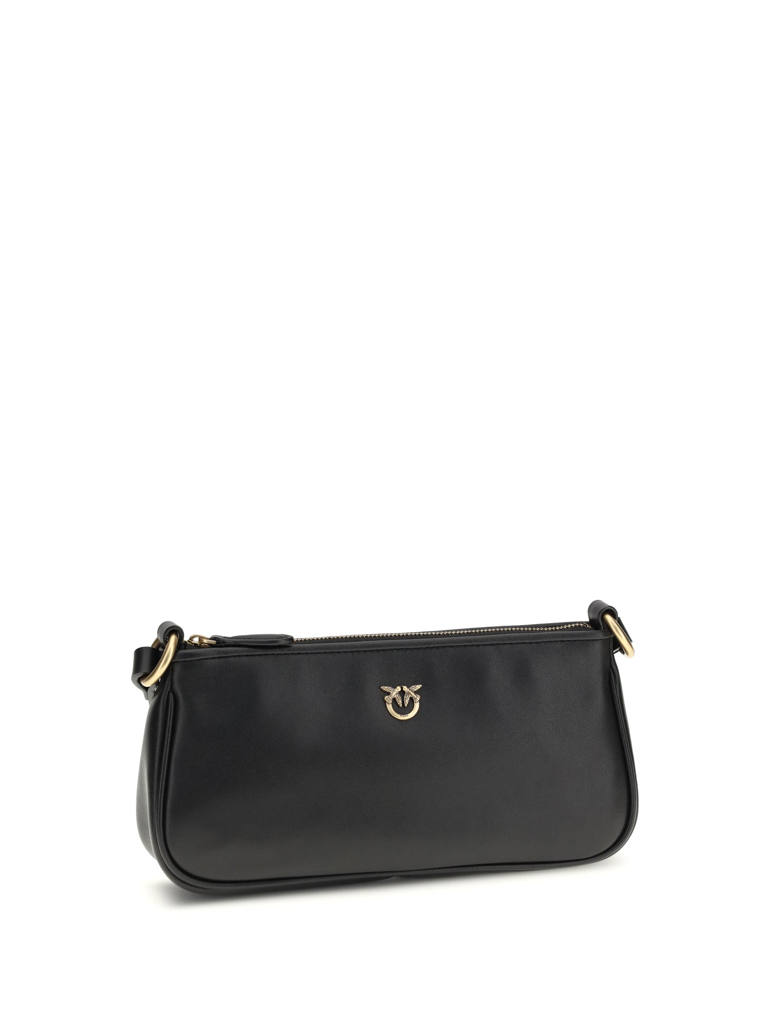 PINKO OS mini half moon shoulder bag