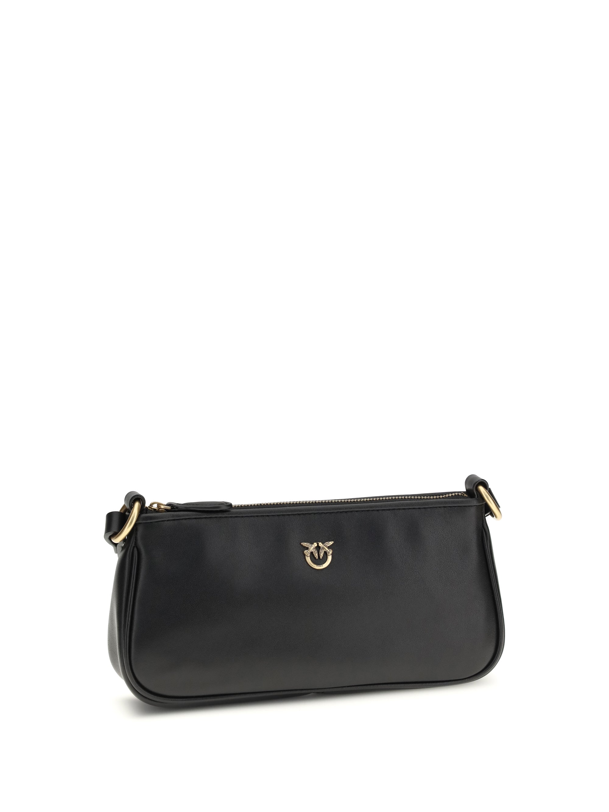 PINKO OS mini half moon shoulder bag