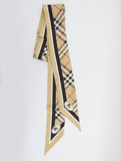BURBERRY OS silk twill ribbon